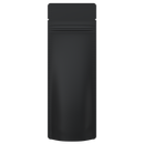 Pre Roll Disposable Matte Black & Matte Black Mylar Bags 2.16" x 6" - Fast Fill (1000 qty.) - Dragon Chewer