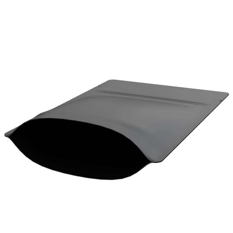 1 Gram Matte Black & Matte Black Mylar Bags - Fast Fill (1000 qty.)