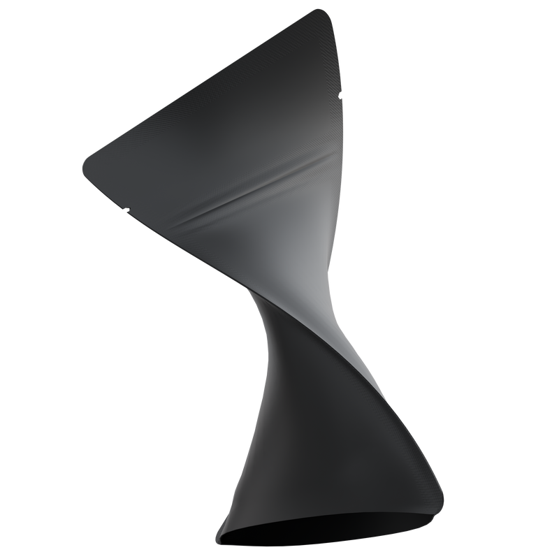1 Gram Matte Black & Matte Black Mylar Bags - Fast Fill (1000 qty.)