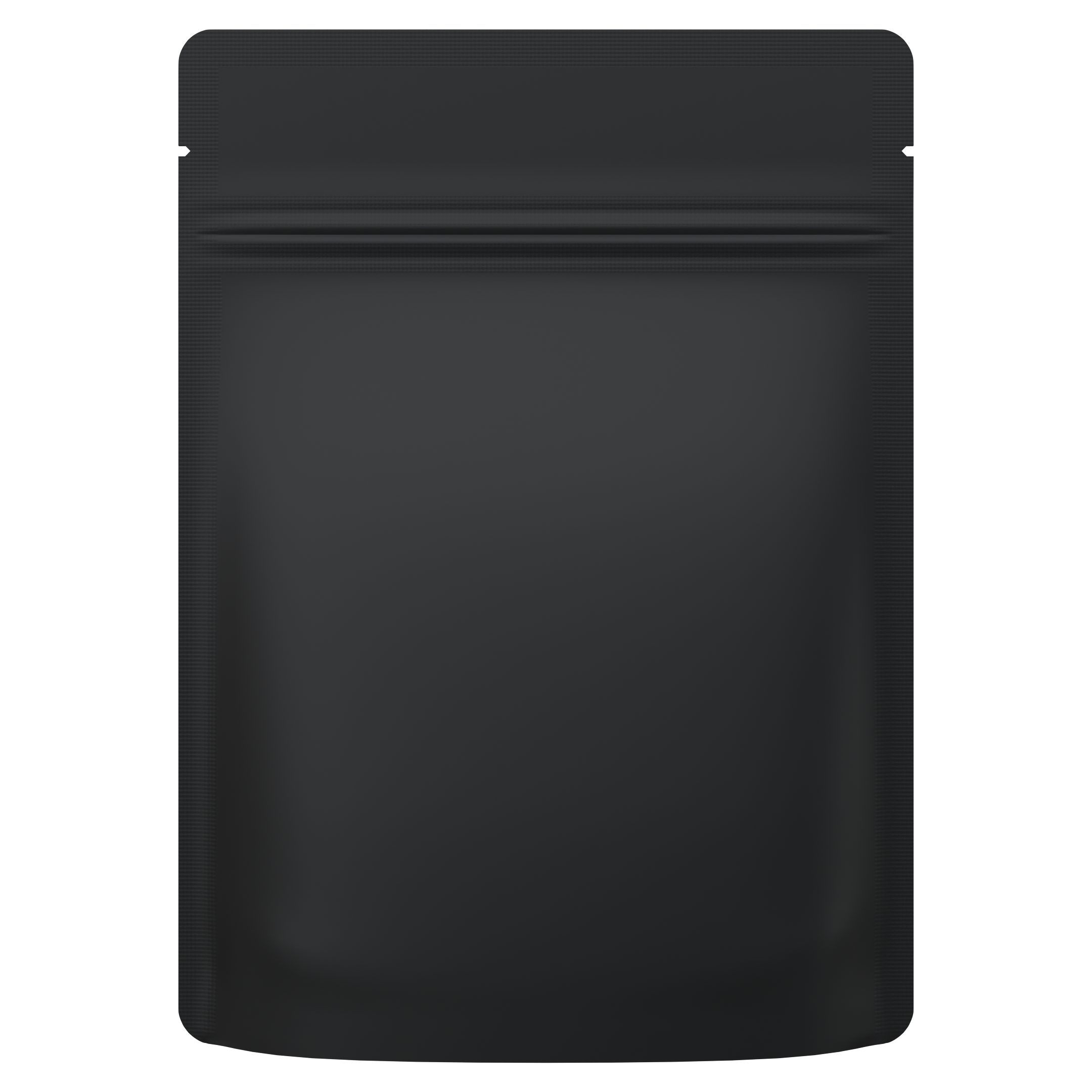 1/8 Ounce Matte Black & Matte Black Mylar Bags - Fast Fill (1000 qty.) - Dragon Chewer