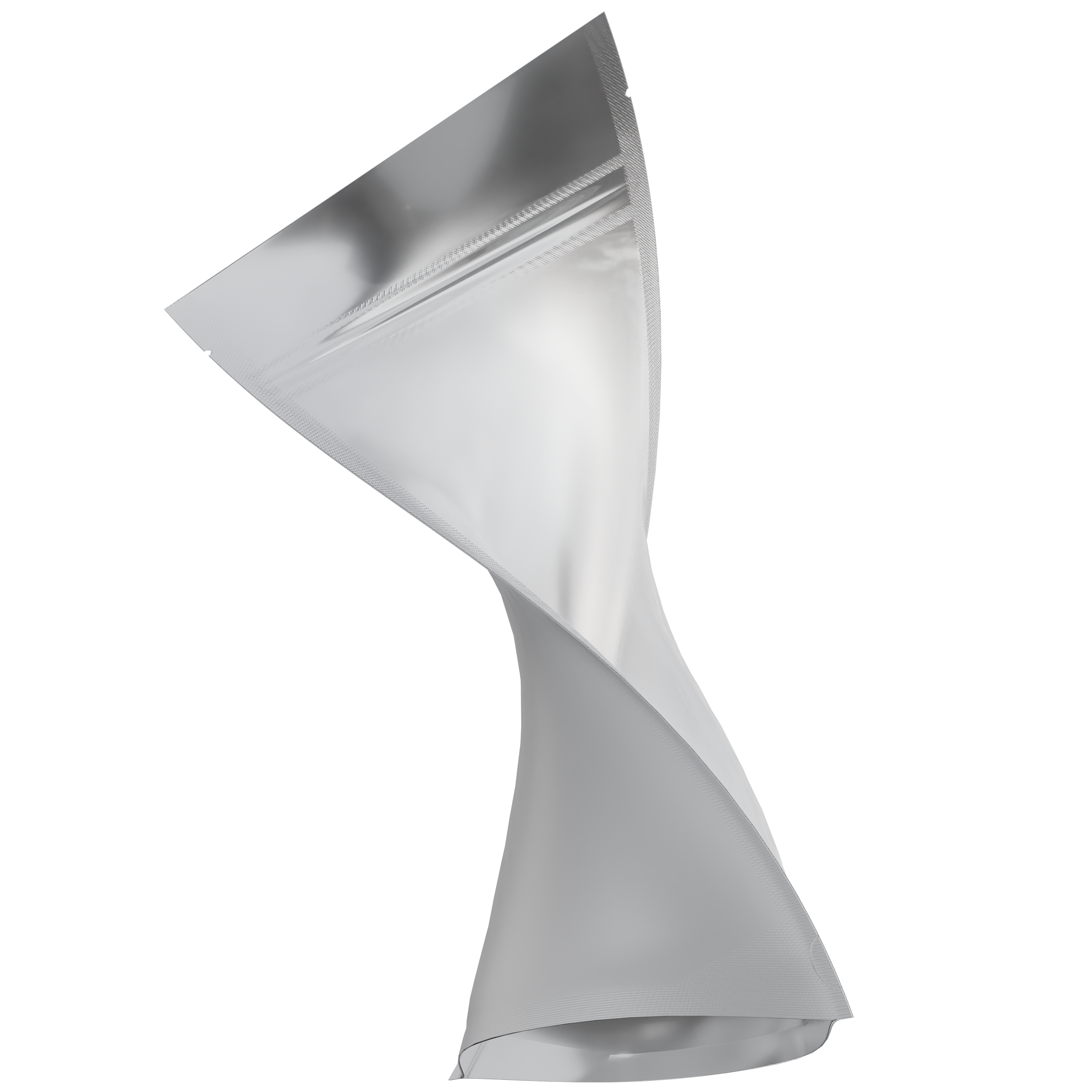 1/2 Ounce Matte White & Clear Mylar Bags + Labels - (100 qty.) - Dragon Chewer