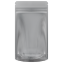 1/4th Ounce CR Exit Bags Matte White / Gloss Clear - Tear Notch Mylar Bags - Child Resistant - (1,000 qty.) - Dragon Chewer