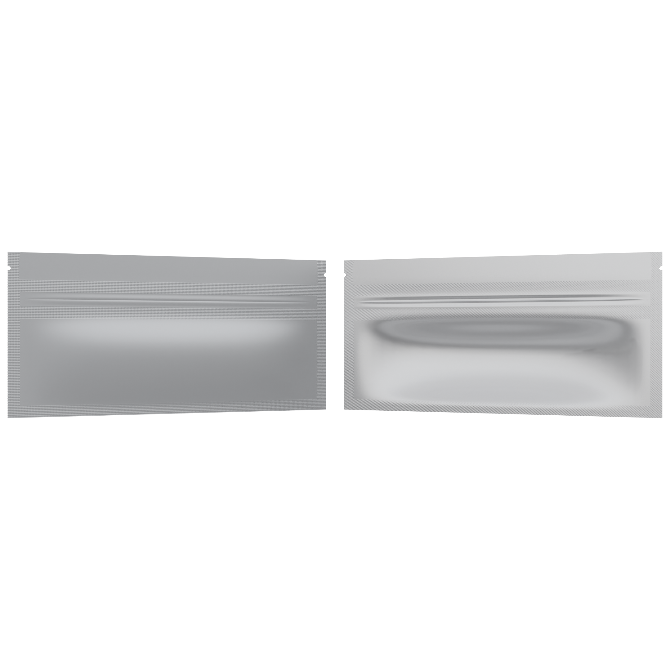 Pre Roll Matte White & Clear Mylar Bags - (100 qty.) - Dragon Chewer