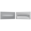 Pre Roll Matte White & Clear Mylar Bags - (100 qty.) - Dragon Chewer