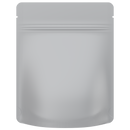 1/8 Ounce 4 X 5 Matte White & Matte White Mylar Bags - (1000 qty.) - Dragon Chewer