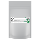 1/4 Ounce Matte White & Clear Mylar Bags + Labels - (100 qty.) - Dragon Chewer