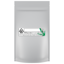 1/2 Ounce Matte White & Clear Mylar Bags + Labels - (100 qty.) - Dragon Chewer