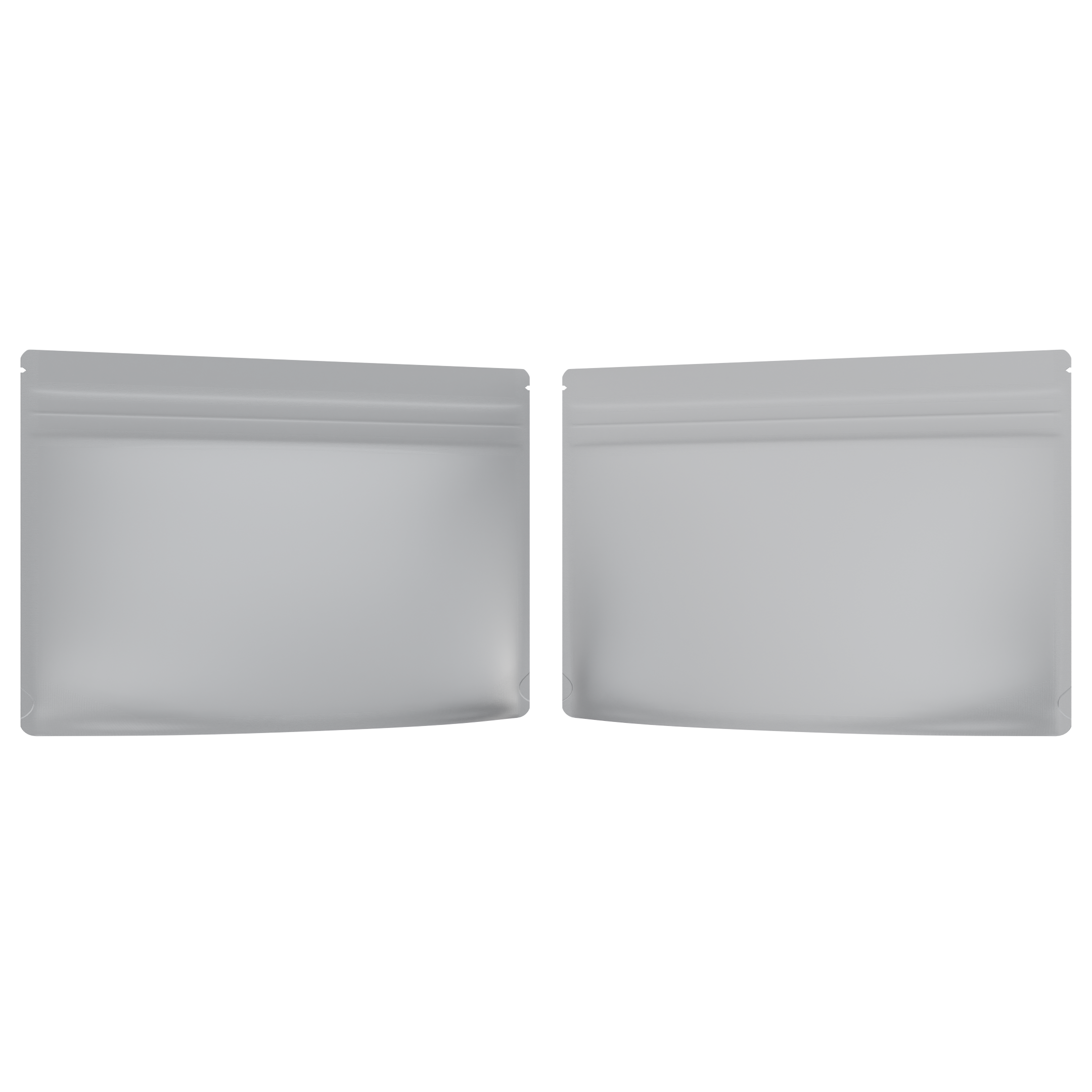 Medium 9 x 6 CR Exit Bags Matte White Opaque Mylar Bags - Child Resistant - (1,000 qty.) - Dragon Chewer