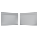 Medium 9 x 6 CR Exit Bags Matte White Opaque Mylar Bags - Child Resistant - (1,000 qty.) - Dragon Chewer