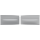 Pre Roll Matte White & Matte White Mylar Bags - (100 qty.) - Dragon Chewer