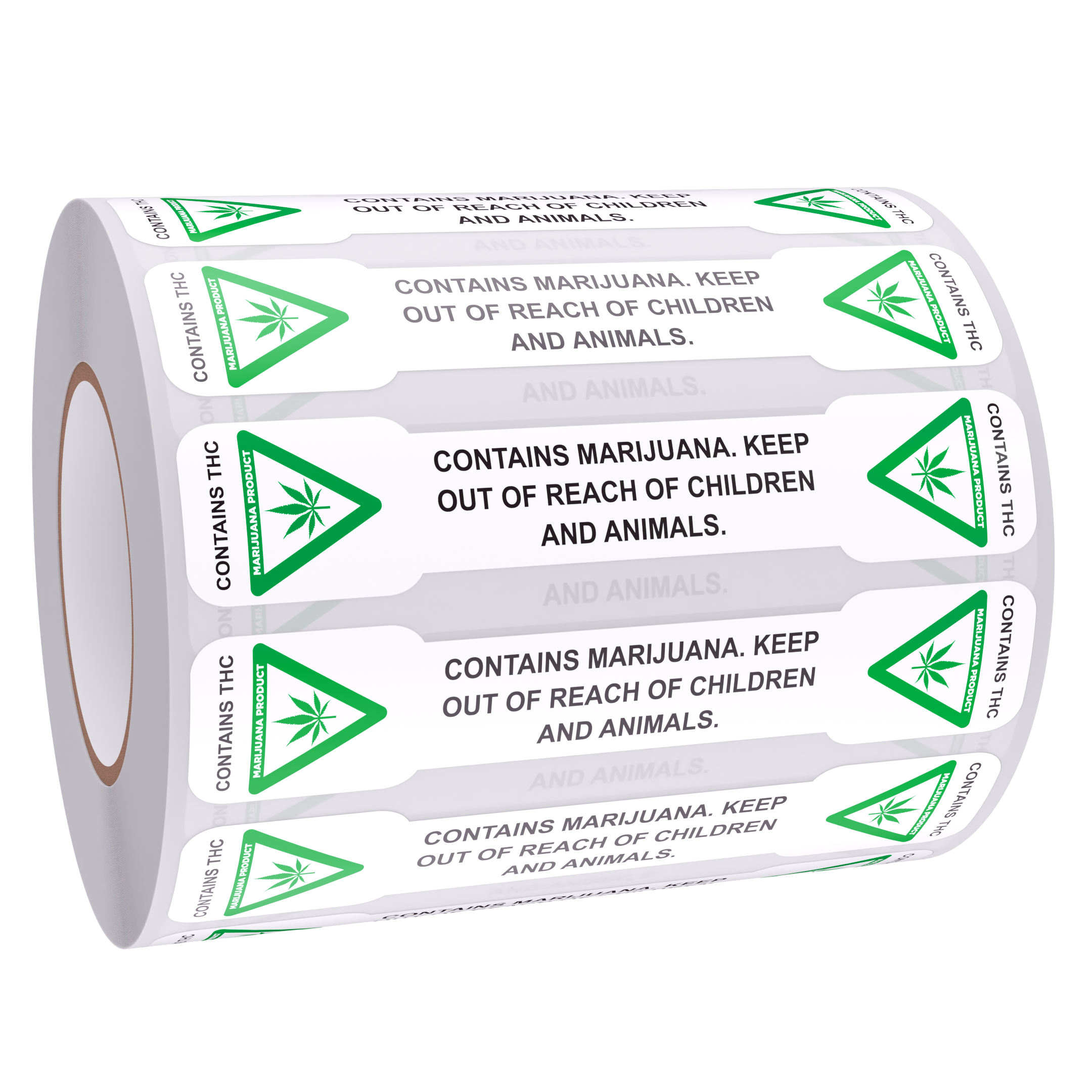Michigan Tamper Evident Marijuana Universal Marijuana Symbol (1,000 qty.)