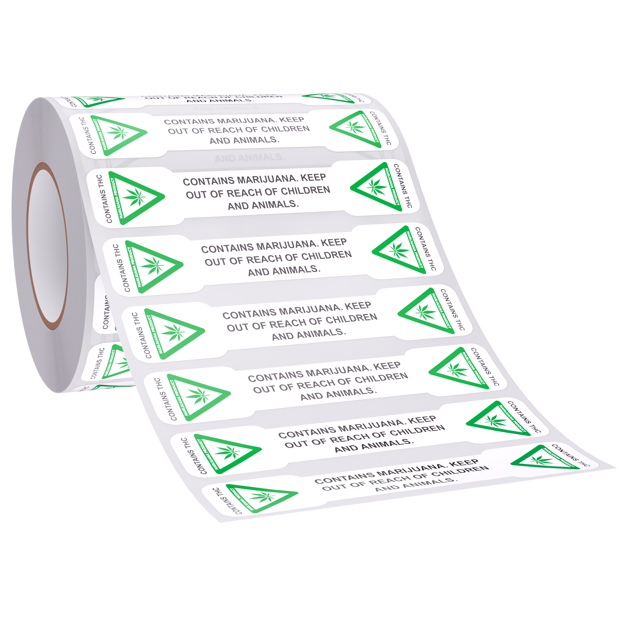 Michigan Tamper Evident Marijuana Universal Marijuana Symbol (1,000 qty.)