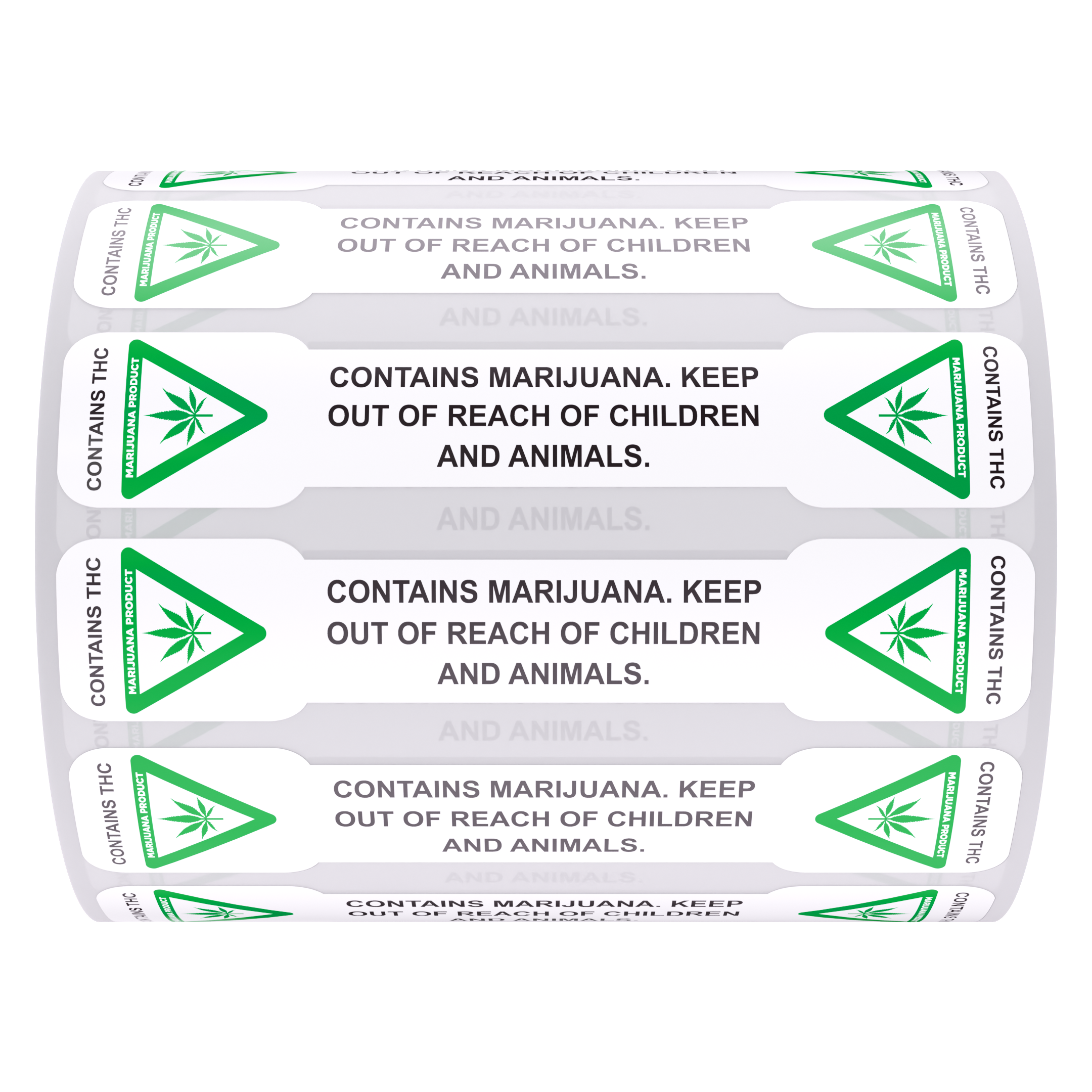 Michigan Tamper Evident Marijuana Universal Marijuana Symbol (1,000 qty.)