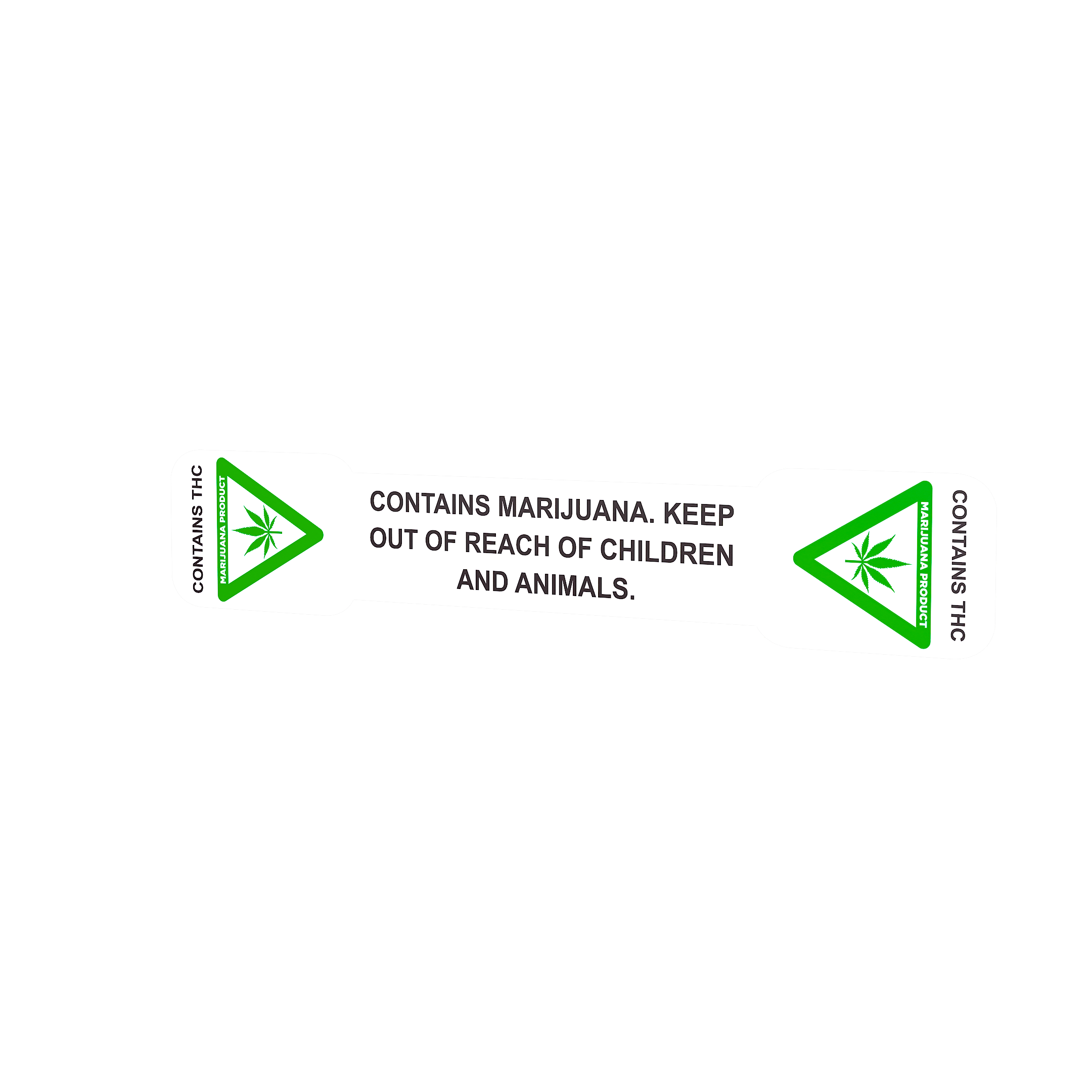 Michigan Tamper Evident Marijuana Universal Marijuana Symbol (1,000 qty.)