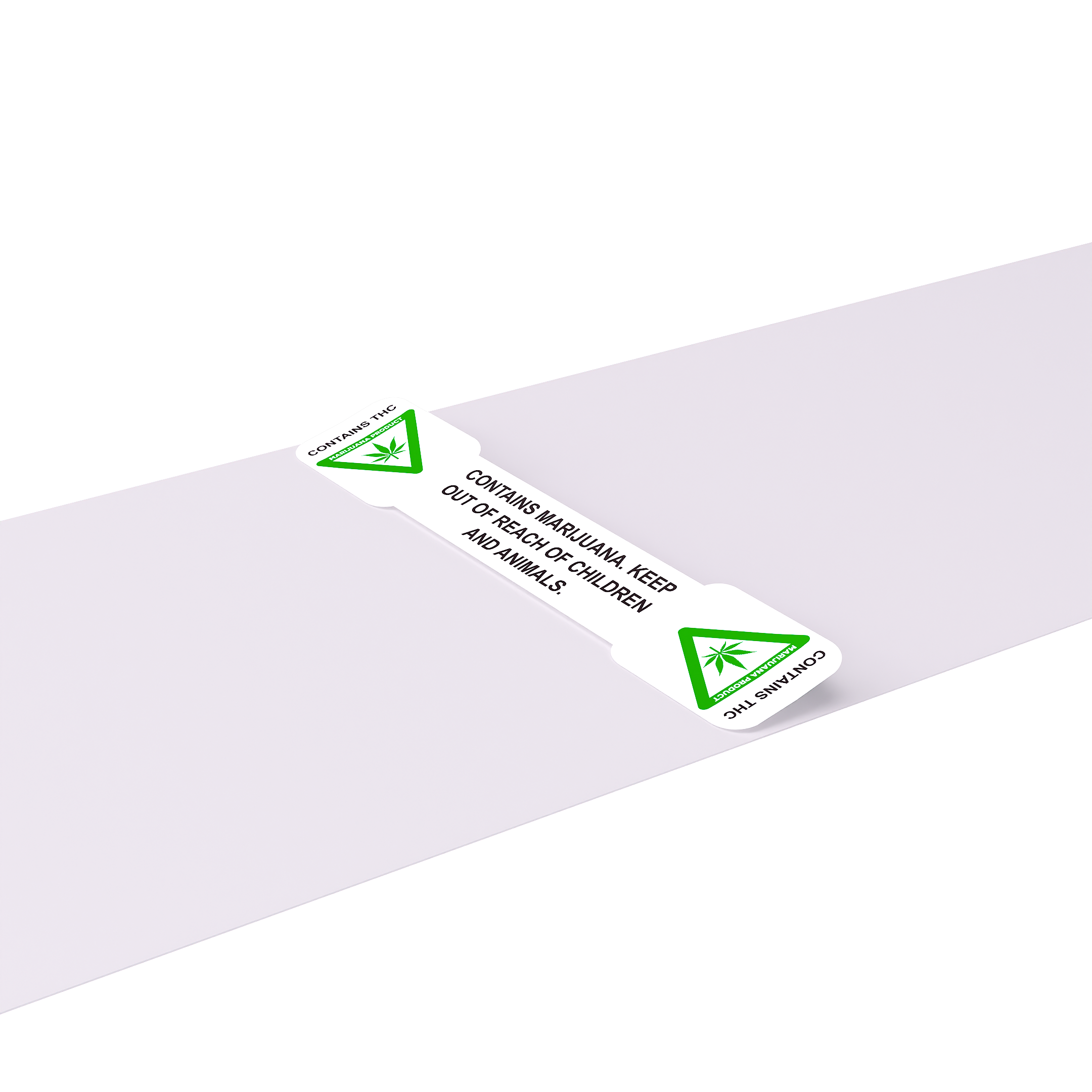 Michigan Tamper Evident Marijuana Universal Marijuana Symbol (1,000 qty.)