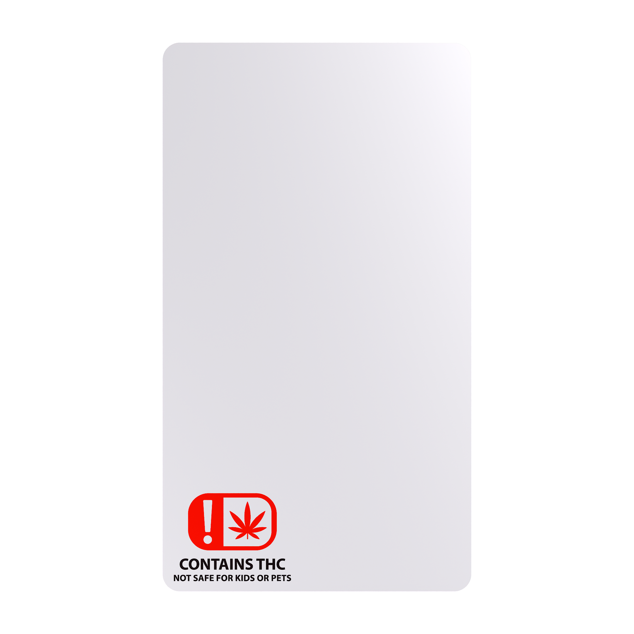 Oklahoma OMMA Thermal Recreational THC Universal Symbol Labels - BioTrack / Greenbits Portrait (700 qty.)