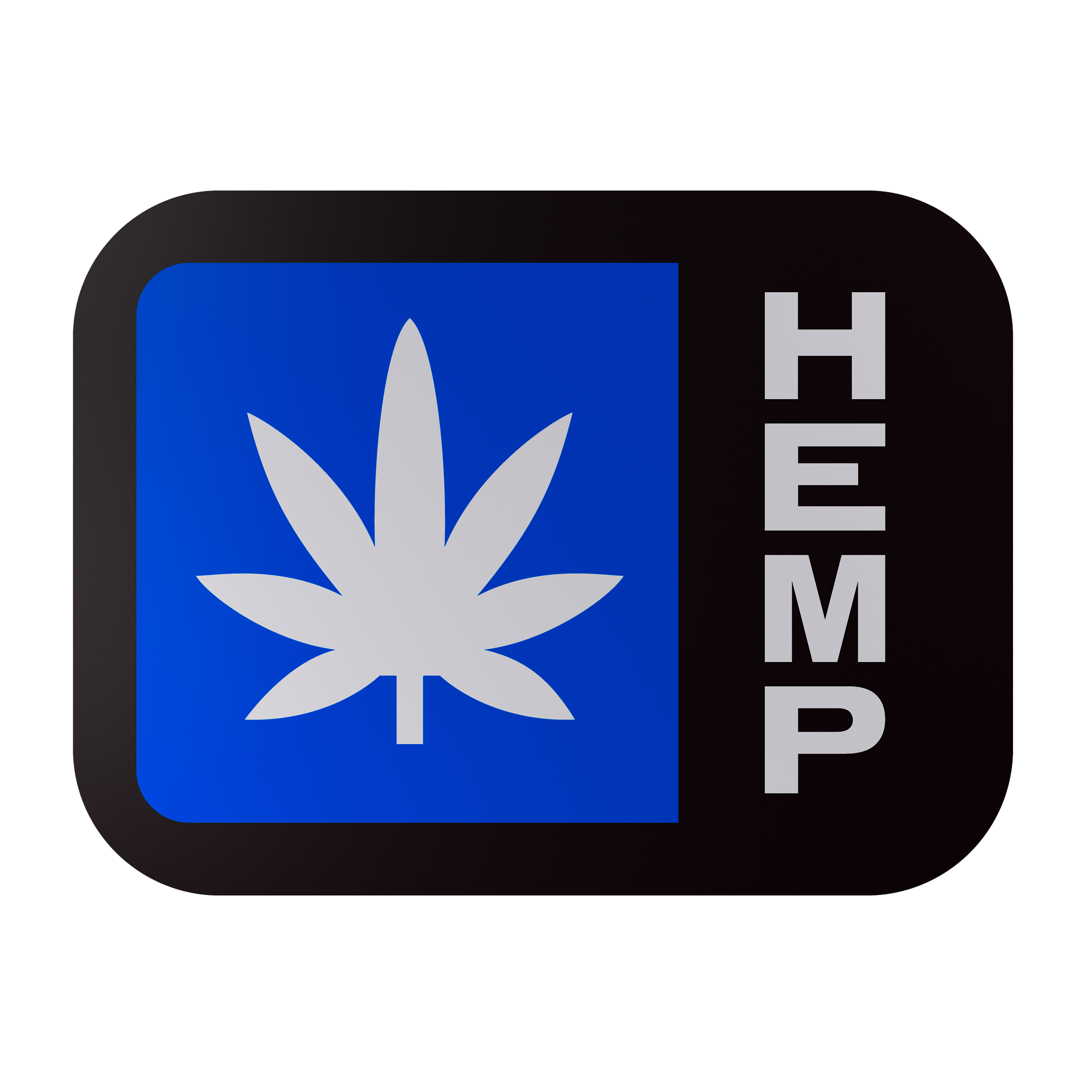 Oregon Blue Hemp OLCC Universal Marijuana Symbol (1,000 qty.)