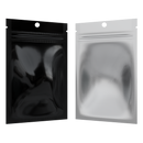 Gloss Black Vista Clear Translucent Transparent Dragon Chewer 1 gram one g smell proof mylar bags by HIGHLOCK. Best thick wholesale bulk dispensary custom child resistant packaging 420 barrier bags tamper evident resealable large food storage 3 x 4.5 pouch gusset usa cheap small 100 pack hang hole