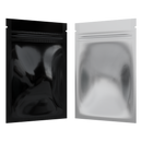 Gloss Black Vista Clear Translucent Transparent Dragon 1 gram one g smell proof mylar bags by HIGHLOCK. Best thick wholesale bulk dispensary custom child resistant packaging 420 barrier bags tamper evident resealable large food storage near me nearby 3 x 4.5 small