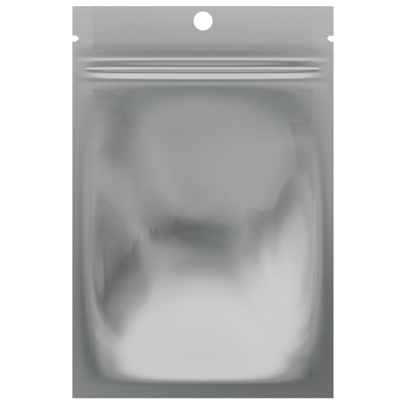 Gloss Black Vista Clear Dragon Chewer 1 gram one g smell proof mylar bags by HIGHLOCK. Best thick wholesale bulk dispensary custom child resistant packaging 420 barrier bags tamper evident resealable large food storage heat sealable tear notches 3 x 4.5 hang hole