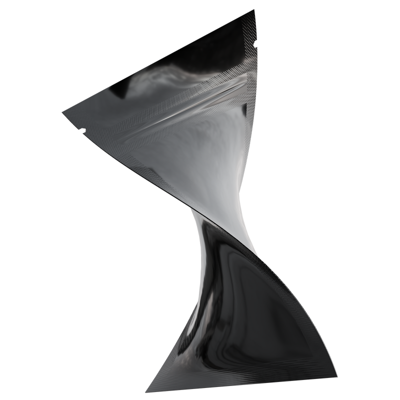 Gloss Black Opaque Dragon 1 gram one g smell proof mylar bags by HIGHLOCK. Best thick wholesale bulk dispensary custom child resistant packaging 420 barrier bags tamper evident resealable large food storage near me nearby 3 x 4.5 small 100 pack