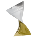 Gloss Gold Vista Clear Translucent Transparent Dragon Chewer 1 gram one g smell proof mylar bags by HIGHLOCK. Best thick wholesale bulk dispensary custom child resistant packaging 420 barrier bags tamper evident resealable large food storage 3 x 4.5 pouch gusset usa cheap small