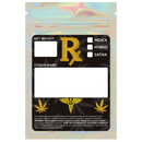 Gloss Holographic Vista Clear Translucent Transparent Dragon 1 gram one g smell proof mylar bags by HIGHLOCK. Best thick wholesale bulk dispensary custom child resistant packaging 420 barrier bags tamper evident resealable large food storage near me nearby 3 x 4.5 small custom labels stickers strain designer