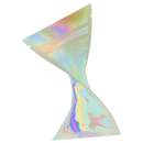 Gloss Holographic Vista Clear Dragon Chewer 1 gram one g smell proof mylar bags by HIGHLOCK. Best thick wholesale bulk dispensary custom child resistant packaging 420 barrier bags tamper evident resealable large food storage heat sealable tear notches 3 x 4.5 custom labels stickers strain rx generic California cali