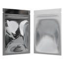 Gloss Silver Vista Clear Translucent Transparent Dragon 1 gram one g smell proof mylar bags by HIGHLOCK. Best thick wholesale bulk dispensary custom child resistant packaging 420 barrier bags tamper evident resealable large food storage near me nearby 3 x 4.5 small