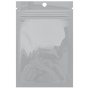 Gloss White Opaque Dragon Chewer 1 gram one g smell proof mylar bags by HIGHLOCK. Best thick wholesale bulk dispensary custom child resistant packaging 420 barrier bags tamper evident resealable large food storage heat sealable 3 x 4.5 100 pack hang hole