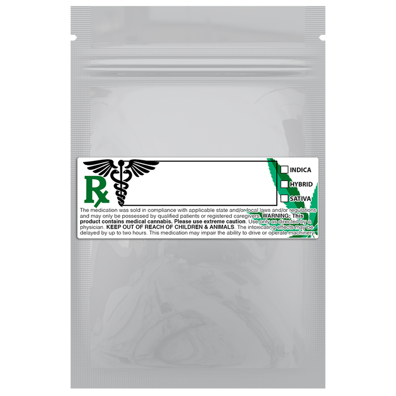 Gloss White Opaque Dragon Chewer 1 gram one g smell proof mylar bags by HIGHLOCK. Best thick wholesale bulk dispensary custom child resistant packaging 420 barrier bags tamper evident resealable large food storage near me nearby 3 x 4.5 small custom labels stickers strain rx generic California cali