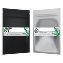 Matte Black Vista Clear Translucent Transparent Dragon Chewer 1 gram one g smell proof mylar bags by HIGHLOCK. Best thick wholesale bulk dispensary custom child resistant packaging 420 barrier bags tamper evident resealable large food storage 3 x 4.5 pouch gusset usa cheap small custom labels stickers strain rx generic California cali