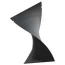 Matte Black Opaque Dragon Chewer 1 gram one g smell proof mylar bags by HIGHLOCK. Best thick wholesale bulk dispensary custom child resistant packaging 420 barrier bags tamper evident resealable large food storage 3 x 4.5 pouch gusset usa cheap small