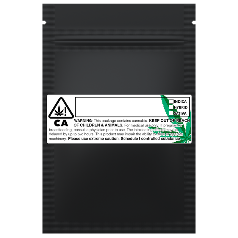 Matte Black Opaque Dragon Chewer 1 gram one g smell proof mylar bags by HIGHLOCK. Best thick wholesale bulk dispensary custom child resistant packaging 420 barrier bags tamper evident resealable large food storage baggies 3 x 4.5 custom labels stickers strain rx generic California cali