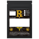 Matte Black Opaque Dragon 1 gram one g smell proof mylar bags by HIGHLOCK. Best thick wholesale bulk dispensary custom child resistant packaging 420 barrier bags tamper evident resealable large food storage near me nearby 3 x 4.5 small custom labels stickers strain designer