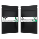 Matte Black Opaque Dragon Chewer 1 gram one g smell proof mylar bags by HIGHLOCK. Best thick wholesale bulk dispensary custom child resistant packaging 420 barrier bags tamper evident resealable large food storage 3 x 4.5 pouch gusset usa cheap small custom labels stickers strain rx generic California cali