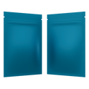 Matte Blue Opaque Dragon Chewer 1 gram one g smell proof mylar bags by HIGHLOCK. Best thick wholesale bulk dispensary custom child resistant packaging 420 barrier bags tamper evident resealable large food storage 3 x 4.5 pouch gusset usa cheap small 100 pack