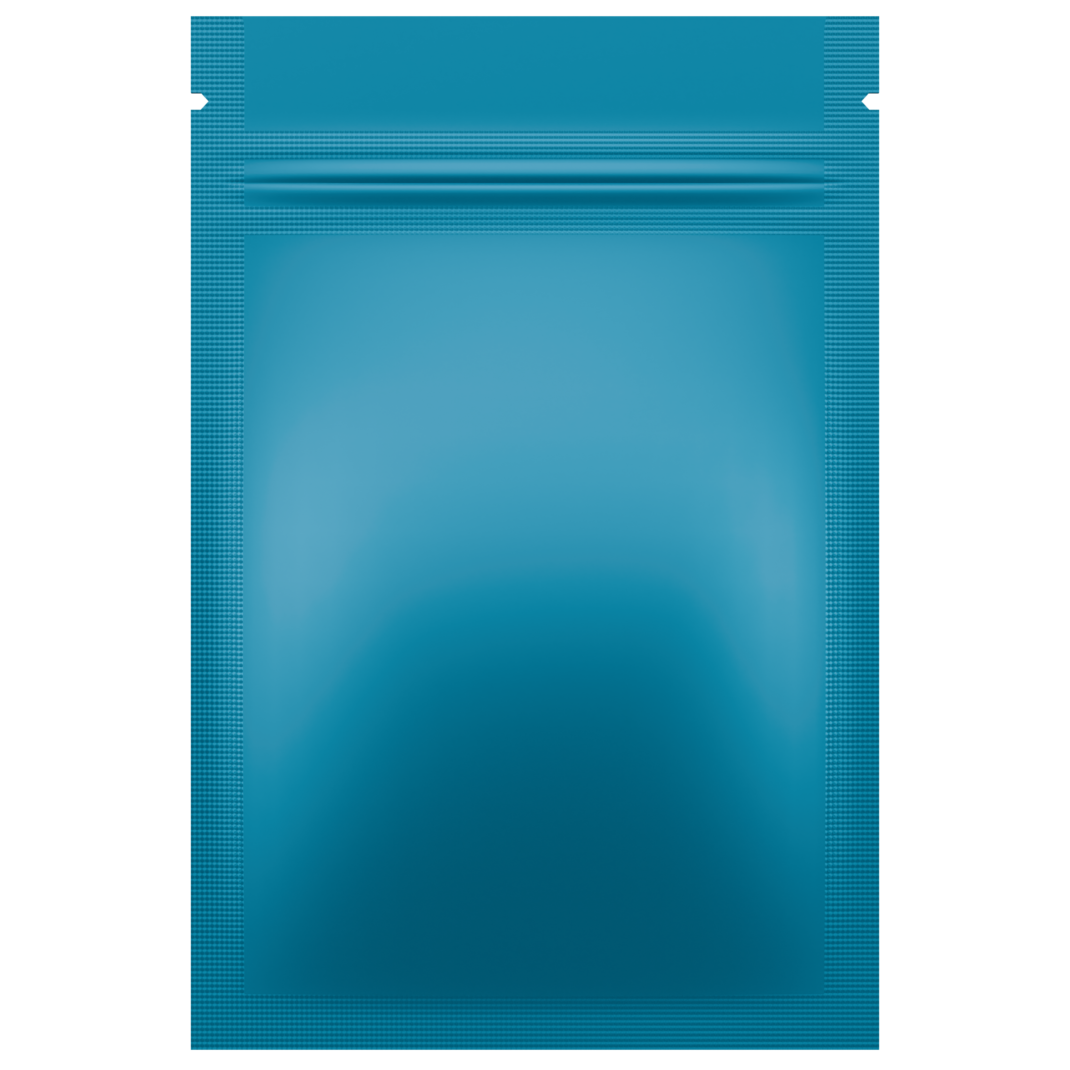 Matte Blue Opaque Dragon Chewer 1 gram one g smell proof mylar bags by HIGHLOCK. Best thick wholesale bulk dispensary custom child resistant packaging 420 barrier bags tamper evident resealable large food storage baggies 3 x 4.5
