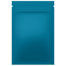 Matte Blue Opaque Dragon Chewer 1 gram one g smell proof mylar bags by HIGHLOCK. Best thick wholesale bulk dispensary custom child resistant packaging 420 barrier bags tamper evident resealable large food storage heat sealable 3 x 4.5