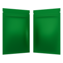 Matte Green Opaque Dragon Chewer 1 gram one g smell proof mylar bags by HIGHLOCK. Best thick wholesale bulk dispensary custom child resistant packaging 420 barrier bags tamper evident resealable large food storage 3 x 4.5 pouch gusset usa cheap small 100 pack