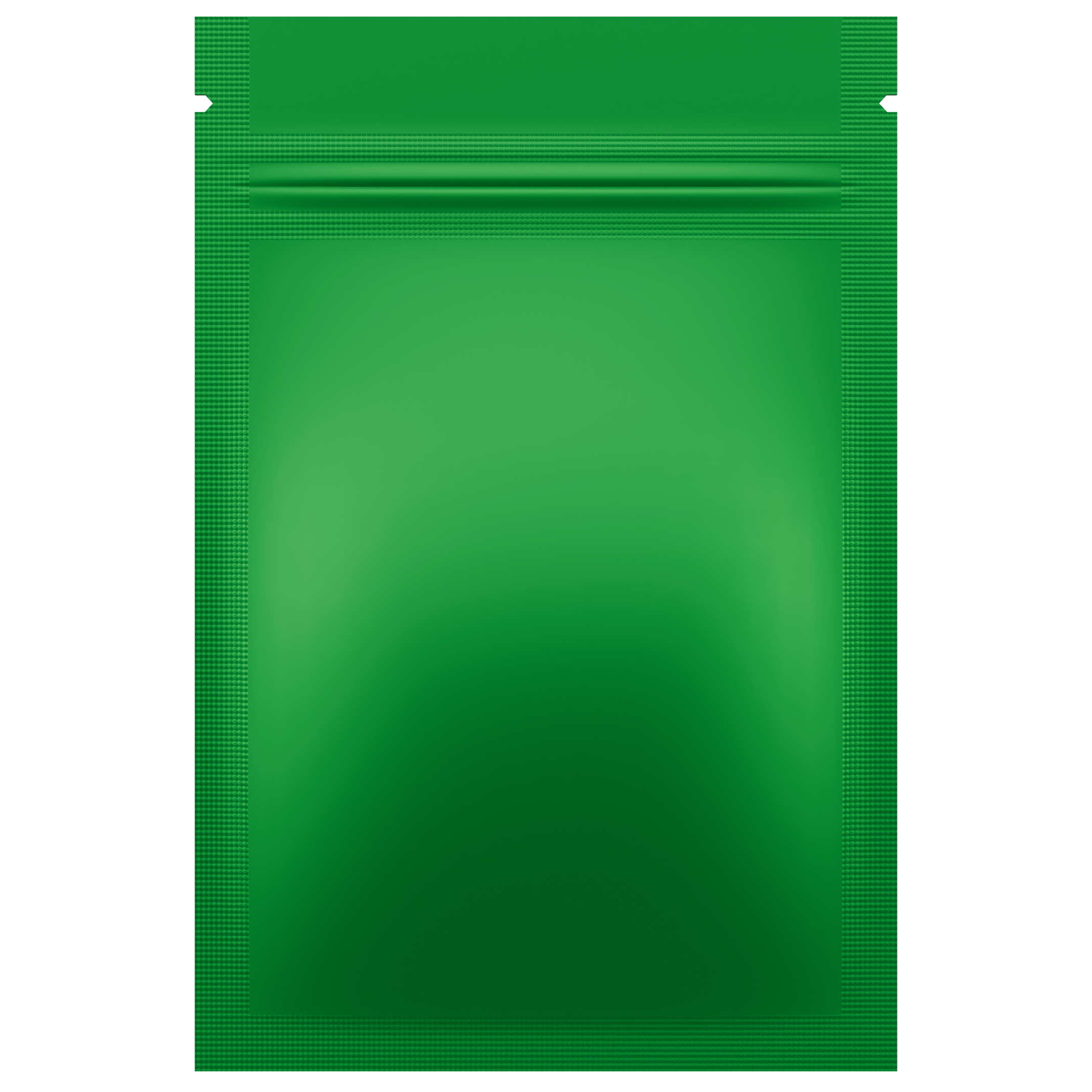 Matte Green Opaque Dragon Chewer 1 gram one g smell proof mylar bags by HIGHLOCK. Best thick wholesale bulk dispensary custom child resistant packaging 420 barrier bags tamper evident resealable large food storage baggies 3 x 4.5