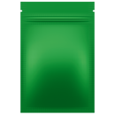 Matte Green Opaque Dragon Chewer 1 gram one g smell proof mylar bags by HIGHLOCK. Best thick wholesale bulk dispensary custom child resistant packaging 420 barrier bags tamper evident resealable large food storage baggies 3 x 4.5 100 pack