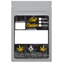 Matte White Vista Clear Translucent Transparent Dragon Chewer 1 gram one g smell proof mylar bags by HIGHLOCK. Best thick wholesale bulk dispensary custom child resistant packaging 420 barrier bags tamper evident resealable large food storage baggies 3 x 4.5 custom labels stickers strain designer