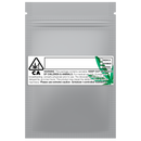 Matte White Vista Clear Translucent Transparent Dragon Chewer 1 gram one g smell proof mylar bags by HIGHLOCK. Best thick wholesale bulk dispensary custom child resistant packaging 420 barrier bags tamper evident resealable large food storage baggies 3 x 4.5 custom labels stickers strain rx generic California cali