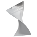 Matte White Vista Clear Dragon Chewer 1 gram one g smell proof mylar bags by HIGHLOCK. Best thick wholesale bulk dispensary custom child resistant packaging 420 barrier bags tamper evident resealable large food storage heat sealable 3 x 4.5 custom labels stickers strain rx generic California cali