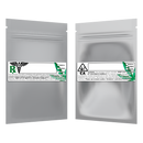 Matte White Vista Clear Translucent Transparent Dragon Chewer 1 gram one g smell proof mylar bags by HIGHLOCK. Best thick wholesale bulk dispensary custom child resistant packaging 420 barrier bags tamper evident resealable large food storage 3 x 4.5 pouch gusset usa cheap small custom labels stickers strain rx generic California cali