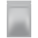 Matte White Opaque Dragon Chewer 1 gram one g smell proof mylar bags by HIGHLOCK. Best thick wholesale bulk dispensary custom child resistant packaging 420 barrier bags tamper evident resealable large food storage baggies 3 x 4.5 100 pack