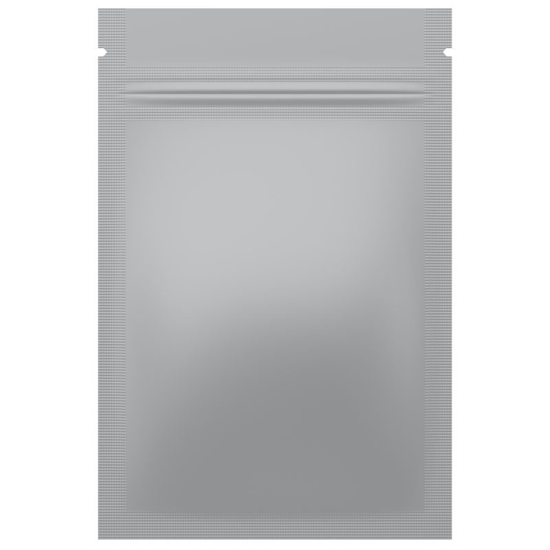 Matte White Opaque Dragon Chewer 1 gram one g smell proof mylar bags by HIGHLOCK. Best thick wholesale bulk dispensary custom child resistant packaging 420 barrier bags tamper evident resealable large food storage heat sealable 3 x 4.5