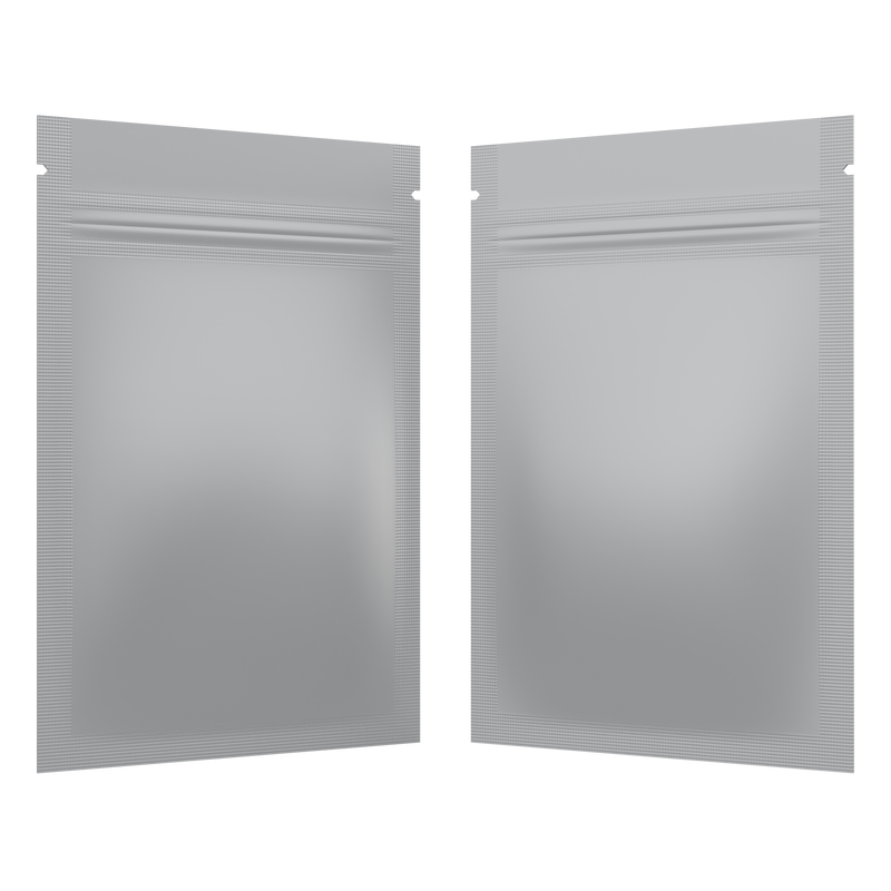 Matte White Opaque Dragon 1 gram one g smell proof mylar bags by HIGHLOCK. Best thick wholesale bulk dispensary custom child resistant packaging 420 barrier bags tamper evident resealable large food storage near me nearby 3 x 4.5 small