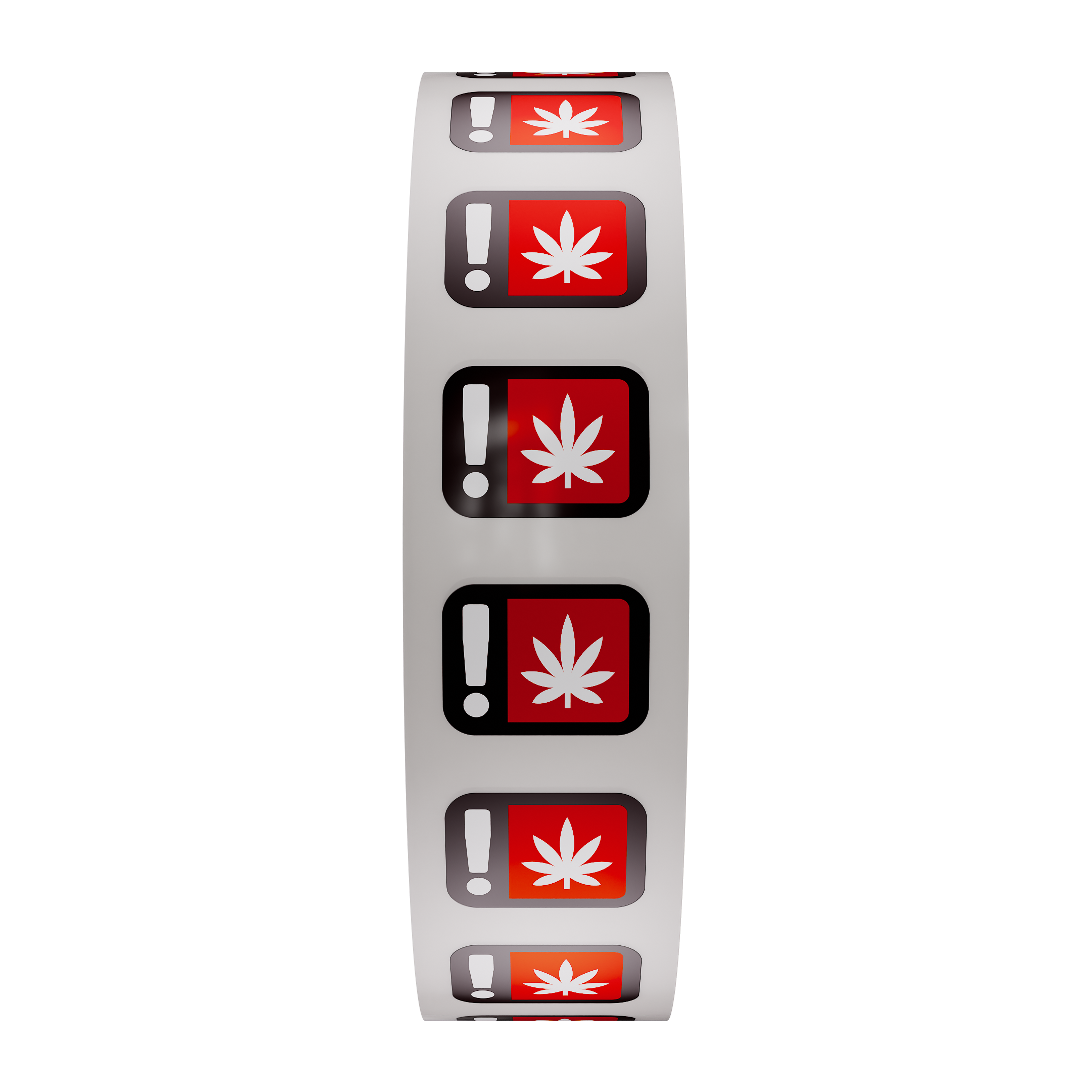 Oregon Red OLCC THC Universal Marijuana Warning Symbol (1,000 qty.) - Dragon Chewer